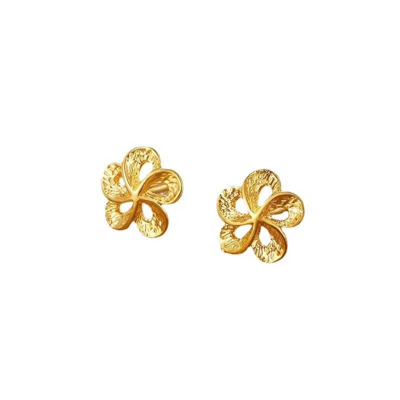 Wholesale Fairy Style Plants Flowers Vintage Simple Style Design Earstuds